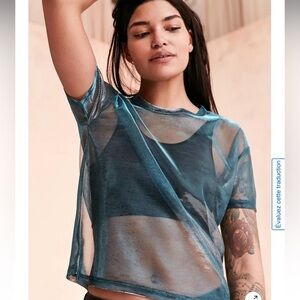 Anthropology Gray Sheer Men's Shirt